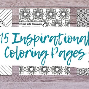 Inspiration Quotes Coloring Pages | Adult Coloring Pages | Adult Coloring Sheets
