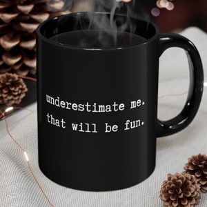Regalo para el pastor 11oz Taza negra Regalo de pastor Regalo feminista para el clero Regalo para seminarista Regalo para amigo Regalo para hermana Regalo para estudiante