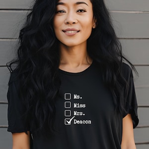 Gift for Deacon Unisex Jersey Short Sleeve Tee Deacon Gift Shirt for Deacon Tshirt Deacon Tee Shirt for Deacon Present for Deacon Birthday