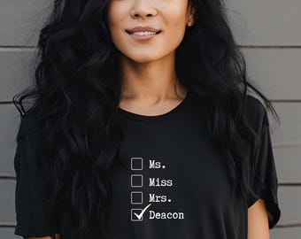 Gift for Deacon Unisex Jersey Short Sleeve Tee Deacon Gift Shirt for Deacon Tshirt Deacon Tee Shirt for Deacon Present for Deacon Birthday