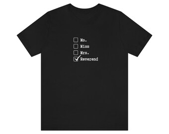 Pastor Gift Unisex Jersey Short Sleeve Tee Gift for Pastor Ordination Minister