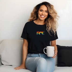 Rainbow Clergy Shirt Pastor pride tshirt for reverend Tee Clergy Shirt Pastor Pride Youth Minister Pastor Wife Church T-shirt Church Tshirt