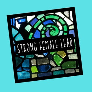 Strong Female Lead Square Vinyl Stickers Gift for Pastor Appreciation Gift for Clergy Gift for Deacon Gift for Minister Gift for Priest