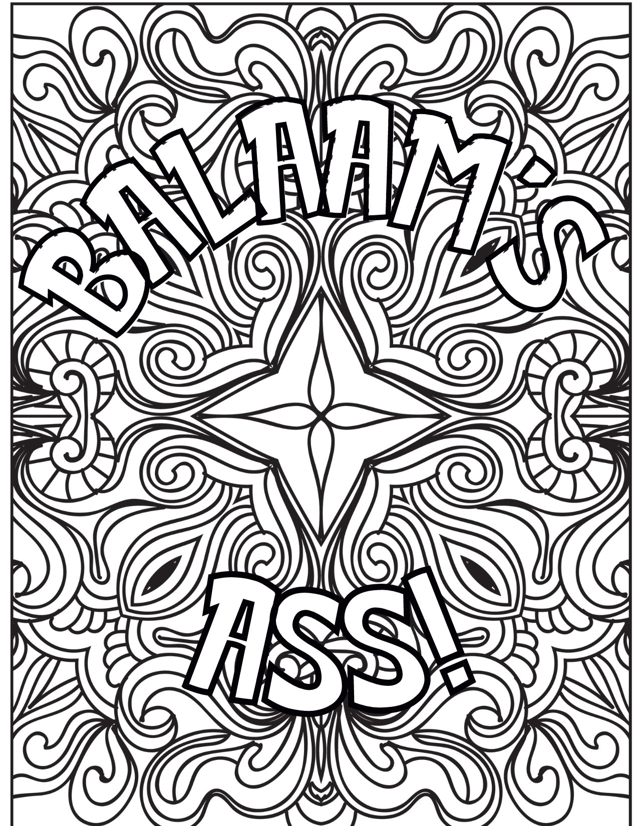 Printable Balaam's A Coloring Page - Etsy