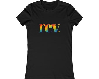 Rainbow Pastor Gift for Minister Gift for Clergy Gift for Wedding Officiant Women's Favorite Tee Pride Pastor Shirt LGBTQ TShirt for Clergy