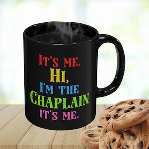 Chaplain Cup Chaplain Mug Chaplain Gift for Chaplain 11oz Black Mug for Chaplain Christmas Gift for Chaplain Appreciation Christian Clergy