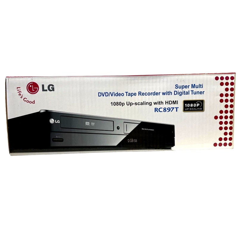 Lg RC897T DVD VCR Combo Player Vhs to Dvd Recording Hdmi 1080p