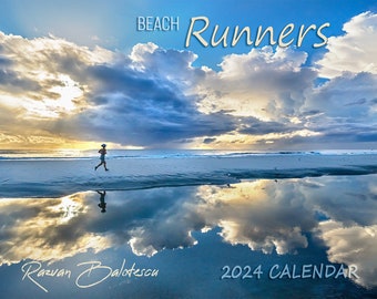 2024 Beach Runners Wall Calendar - Limited Edition