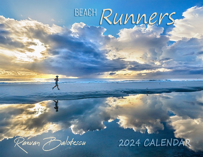 2024 Beach Runners Wall Calendar Limited Edition Etsy