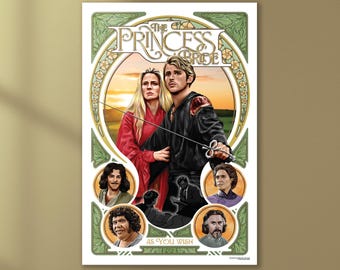 De prinses-bruid-print