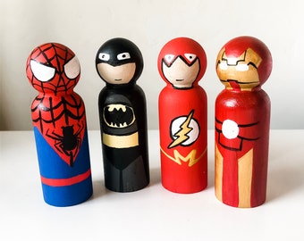 spider man peg doll
