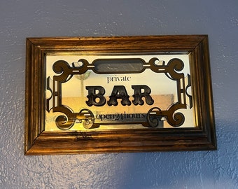 Private Bar sign