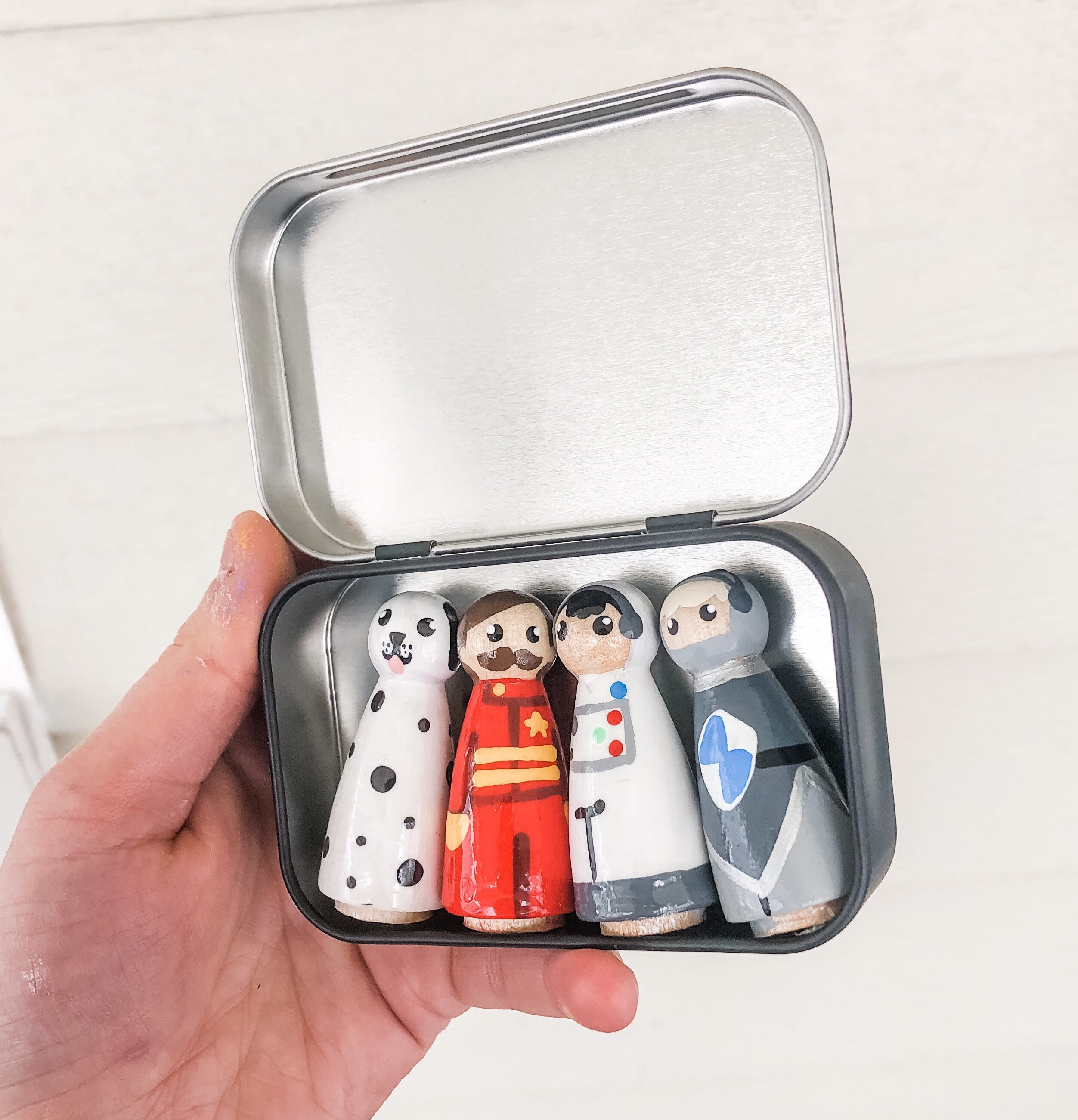 Little Boy Pocket Peg Doll Set Etsy