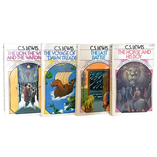 CS Lewis The Lion the Witch and the Wardrobe, The Last Battle, The Horse and the Boy, The Voyage of the "Dawn Treader"