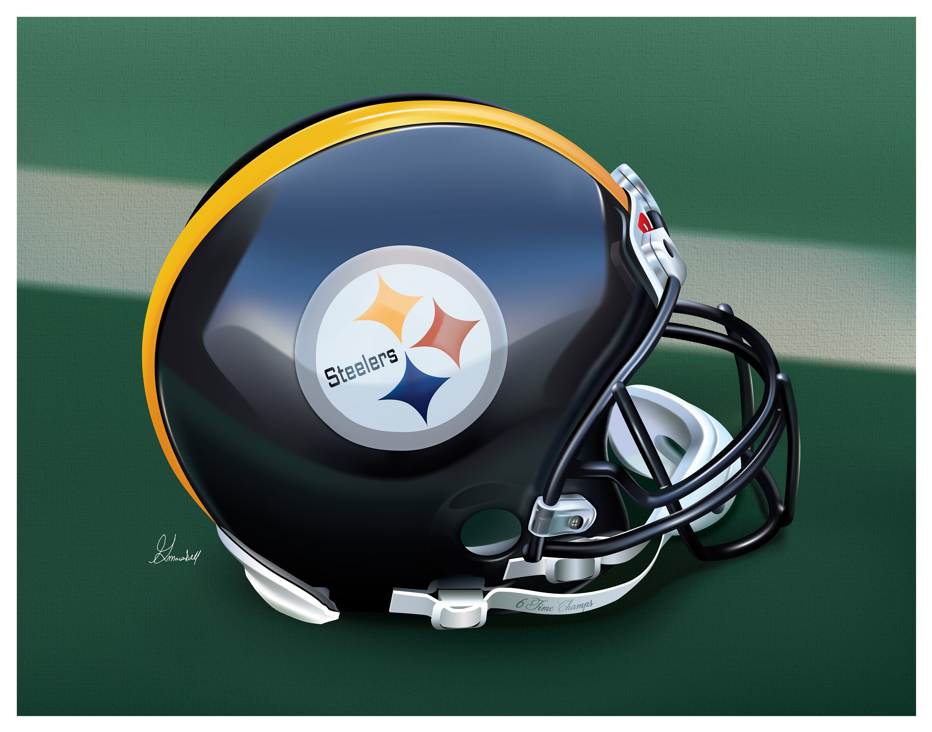 Steelers Helmet Vector