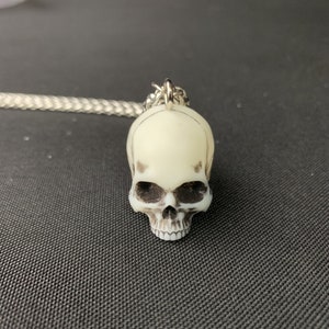 Human Skull Bead for Necklace Bracelet Resin 3D Print