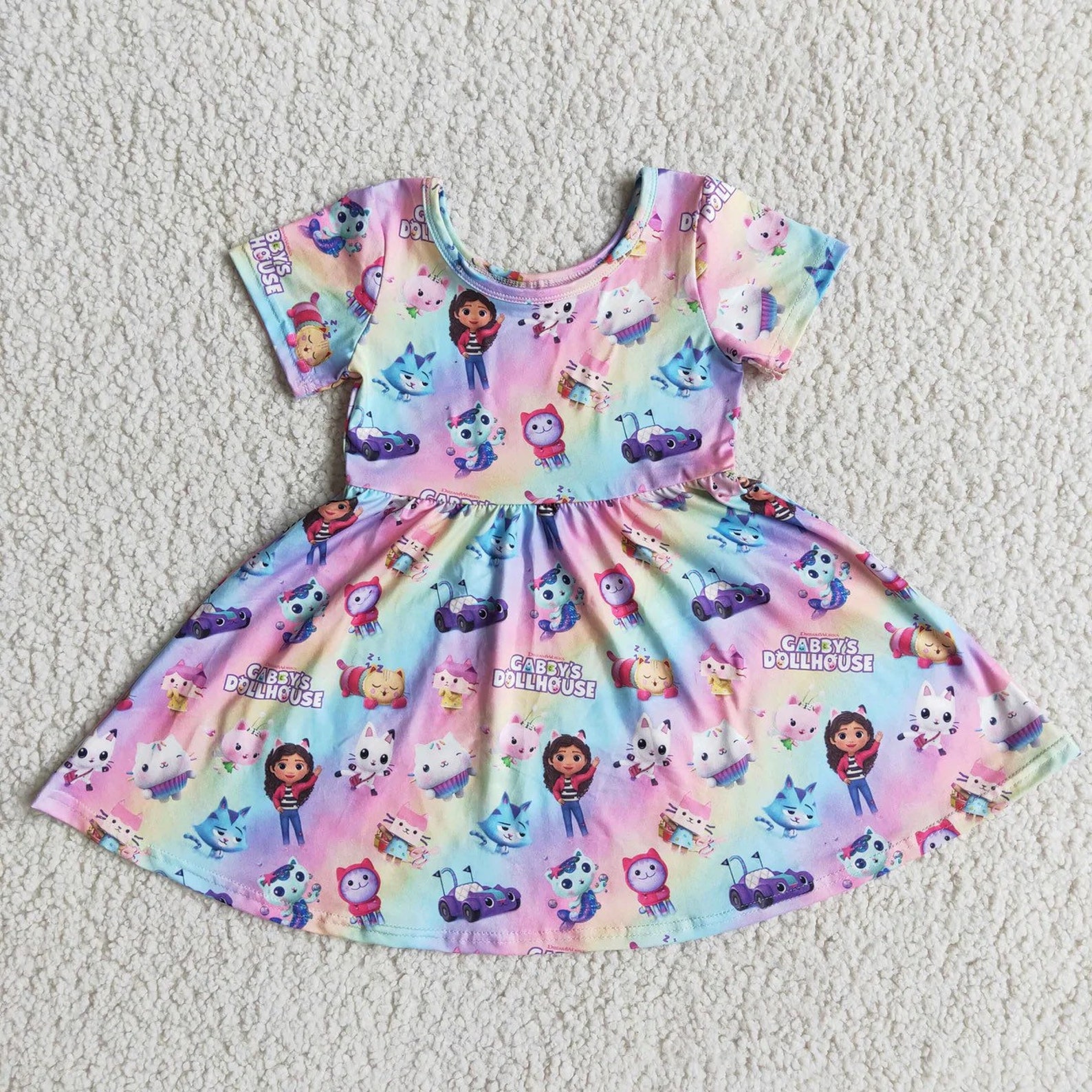 Gabbys Dollhouse Rainbow Dress Etsy Australia