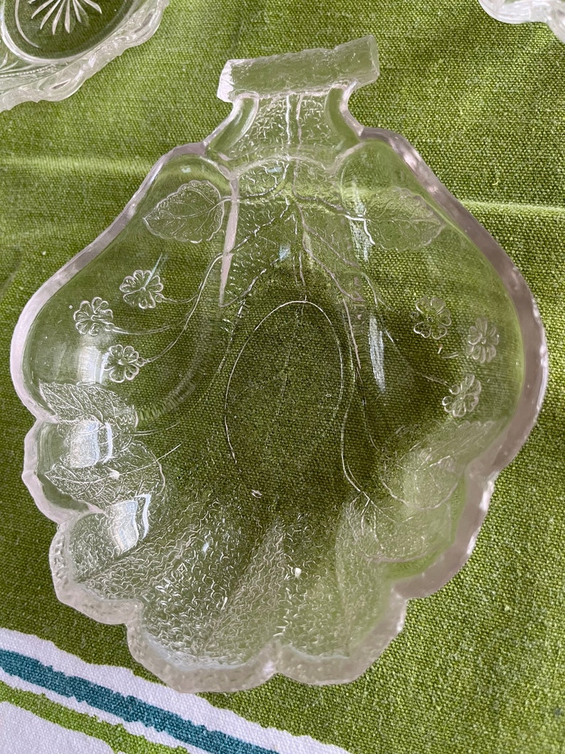 Vintage Rare Pressed Glass From 1800s & Depression, Crystal Glass. Assortment of Butter Pat