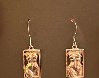 sterling silver Venus earrings