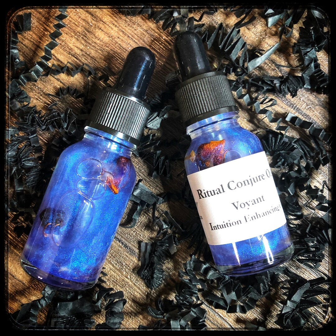Voyant Intuition Enhancing Ritual Conjure Oil- Hoodoo- Handcrafted ...