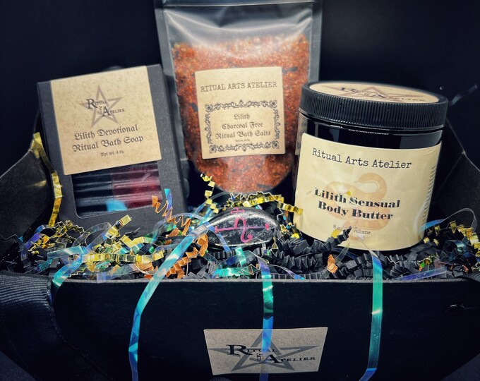 Lilith Devotional Bath Holiday Gift Set- Perfect Gift For The Lilith Devotee- 5 Sets To Choose From