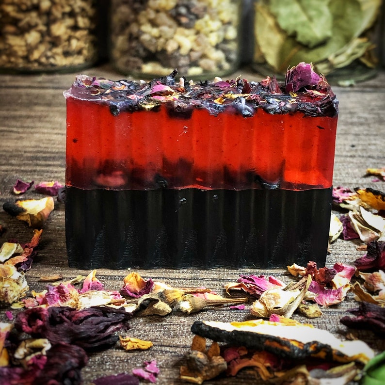 Lilith Devotional Ritual Bath Soap 4 oz Bar Honey Infused Soap Love & Lust Attraction image 3