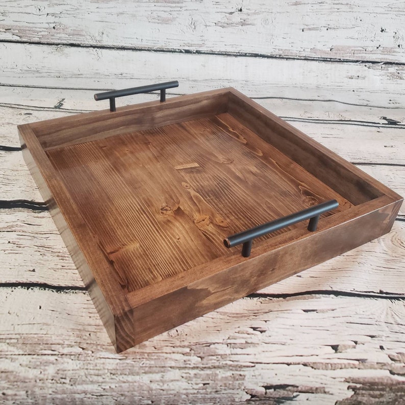 Large Coffee Table Tray Ottoman Tray Oversized Etsy