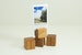 Wood Cube Photo Display Set of 4, Photograph Holder, rustic wedding decor, instant photo Frame, Baby shower favor, photographer gift 