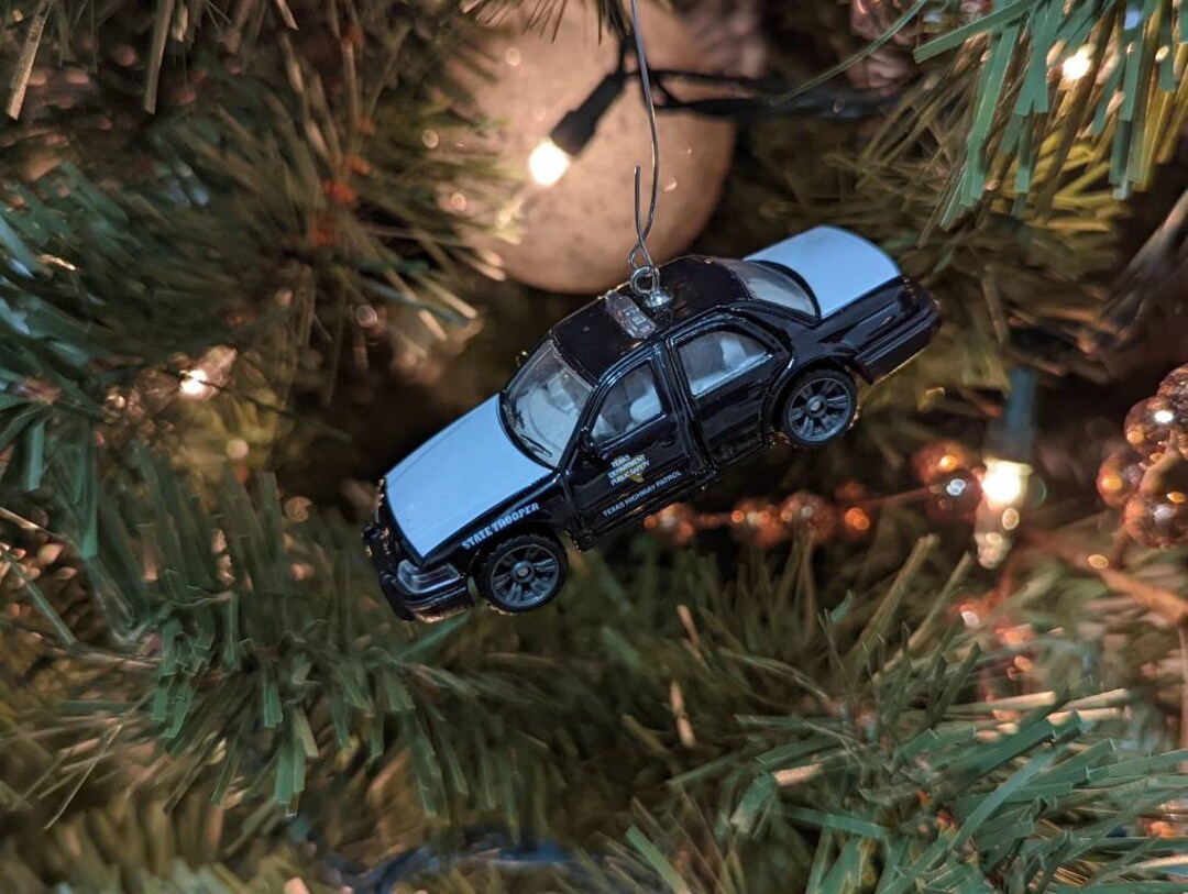 State Trooper Christmas Tree Holiday Ornament 308 Etsy