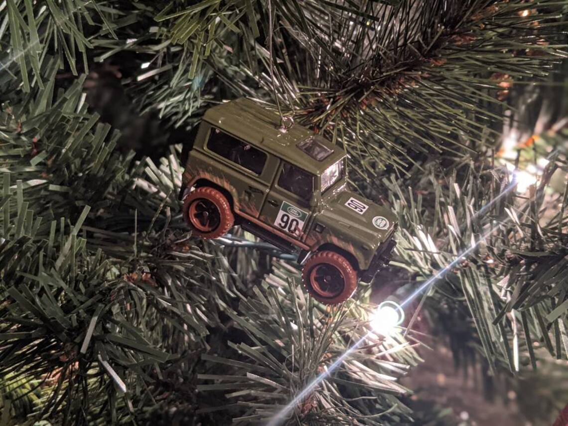 Land Rover Defender Christmas Tree Holiday Ornament 133 Etsy