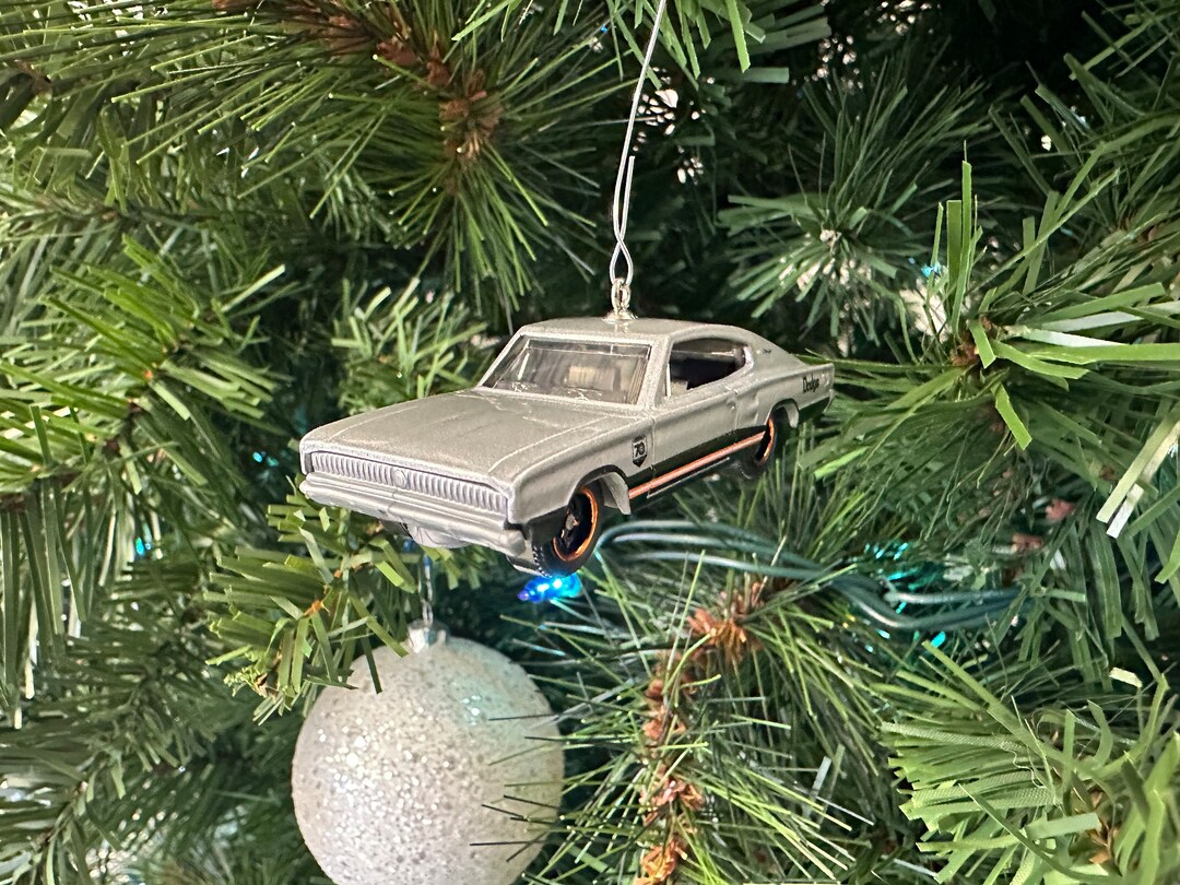 1966 Dodge Charger Orange Wheels Christmas Tree Holiday Ornament - Etsy