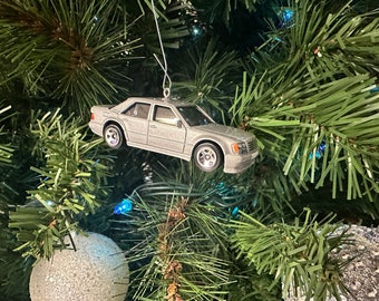 Mercedes Benz 500 E Christmas Tree Holiday Ornament