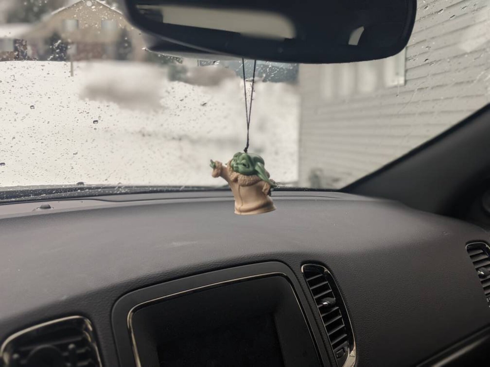 Baby Yoda Dash Ornament Rear View Mirror Etsy
