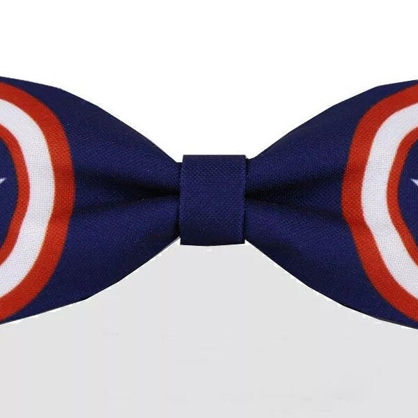 Captain America Bowtie, Superhero Bowtie, Bowties for Boys, Bowties for Men, Blue Bowtie, Stocking Stuffer, Christmas gift for him