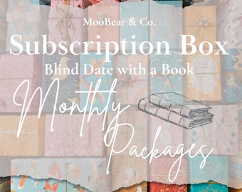 Blind Date with a Book Subscription Box | Book Advent Calendar | Monthly Book Box | Mystery Book | Bookish Gifts | Reader Gift