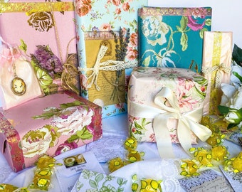 Regency Themed Blind Date with a Book Box | Mystery Book Box | Regency Era | Bookish Box | Blind Date with a Book | Gifts for Book Lovers
