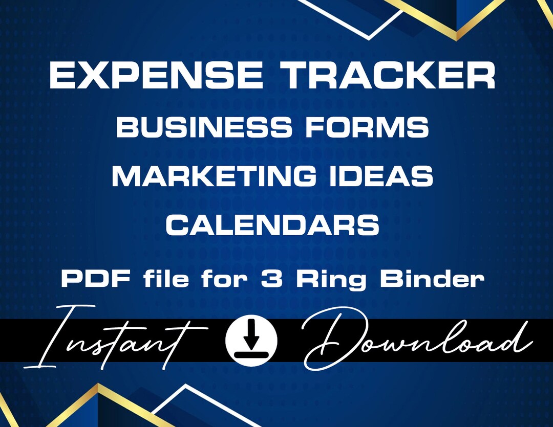 BUSINESS BINDER 3 Ring Binder Planner & Expense Etsy