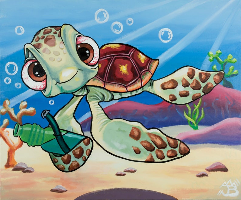 Stoner finding nemo turtle etsy