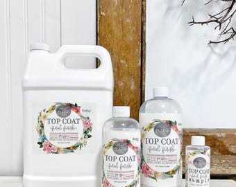 Sweet Pickins Top Coat Final Finish Matte All Natural Food Safe in 4oz -Pint