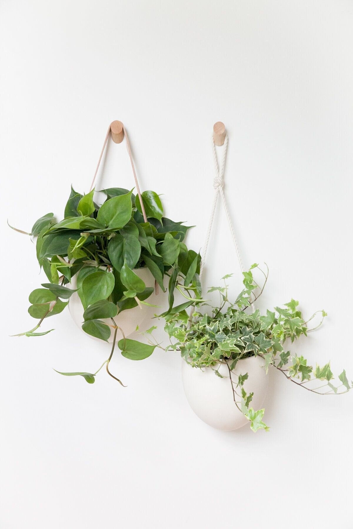 Hanging Plant Hook Wooden Hook for Indoor Outdoor Flowers