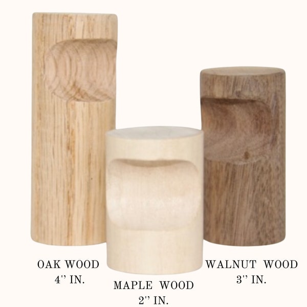 Curtain Rod Brackets, Solid Wood Curtain Rod Brackets, Curtain Rod Holder