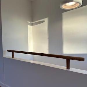 Moderner Holzbalkon, Handlauf aus Eiche, Holzbalkon, Balkongeländer, Geländer, Balustraden - Eiche, Ahorn, Weißeiche, Walnuss