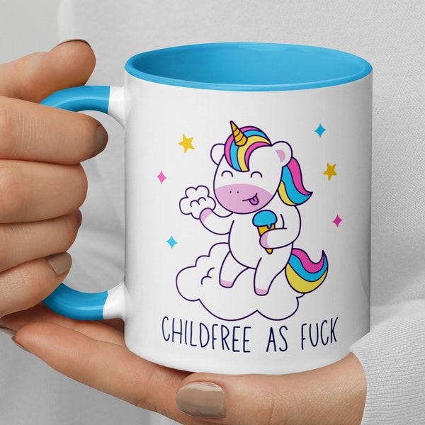 Funny Cute Childfree As Fuck 11 oz Ceramic Coffee Tea Mug | Childfree Humor, Childfree By Choice, DINK Mug Gift Childfree Prochoice Gift Mug