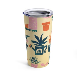Gardener | Plants Garden Boots 20 oz Tumbler Travel Coffee Tea Mug | Plant Lover Gift, Gardener Gift, Crazy Plant Lady, Plant Parent