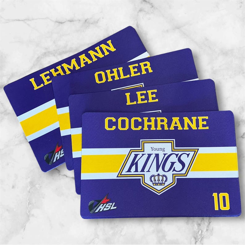 Custom Hockey Skate Mat, Personalized Locker Room Decor, Team Logo Design image 20