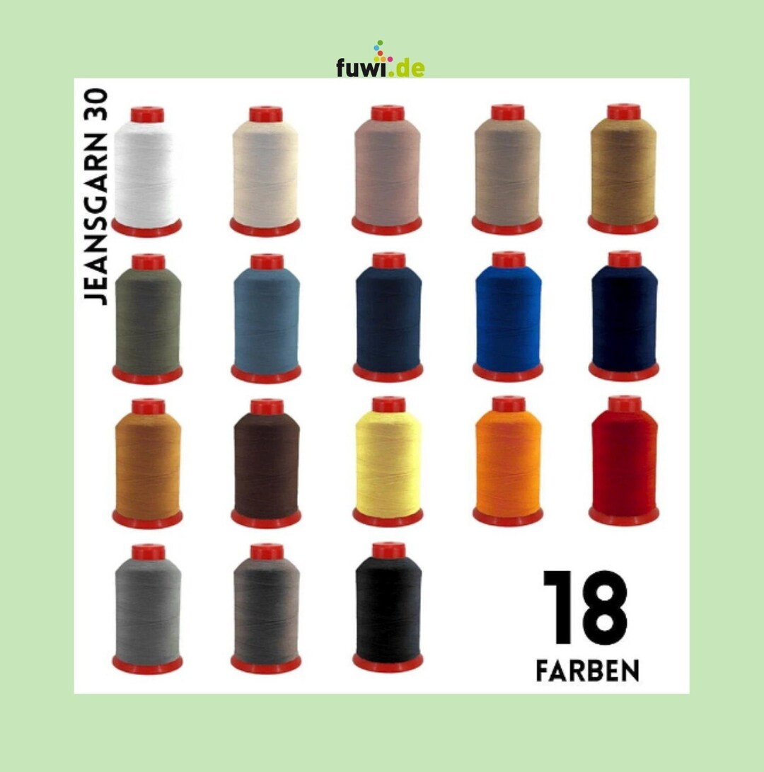 Buy 0.01EUR /1 M, Jeans Thread No.30, Saddle Thread, Leather Thread ...