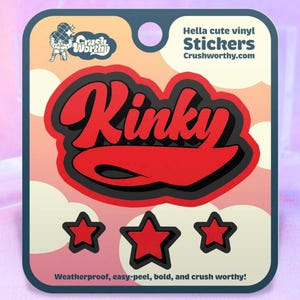 Autocollant crépus de lettrage d'université | Cadeaux drôles de fierté de fétiche |  Mûrir