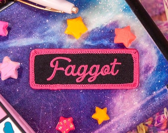 F*ggot Mechaniker Aufnäher | Lustiges Gay Geschenk Bügelbild | Ausgereift