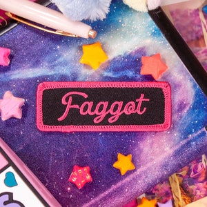 F*ggot Mechaniker Aufnäher | Lustiges Gay Geschenk Bügelbild | Ausgereift