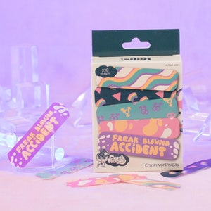 Gaybandages, verpakking van 50 | Grappige LGBTQ+ zelfklevende pleisters | Queer Ouchie-covers | Volwassen